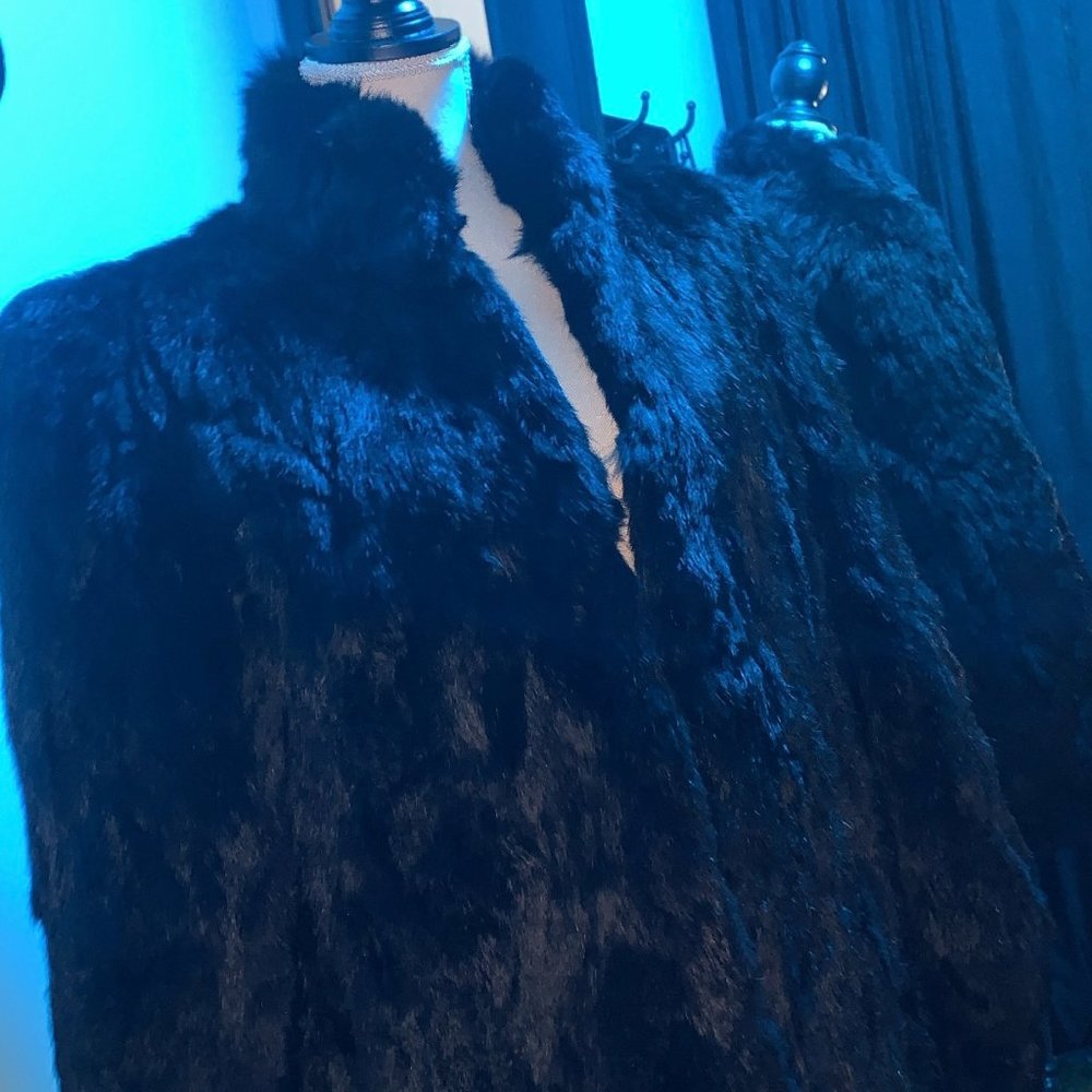 Genuine Rabbit Fur Coat
